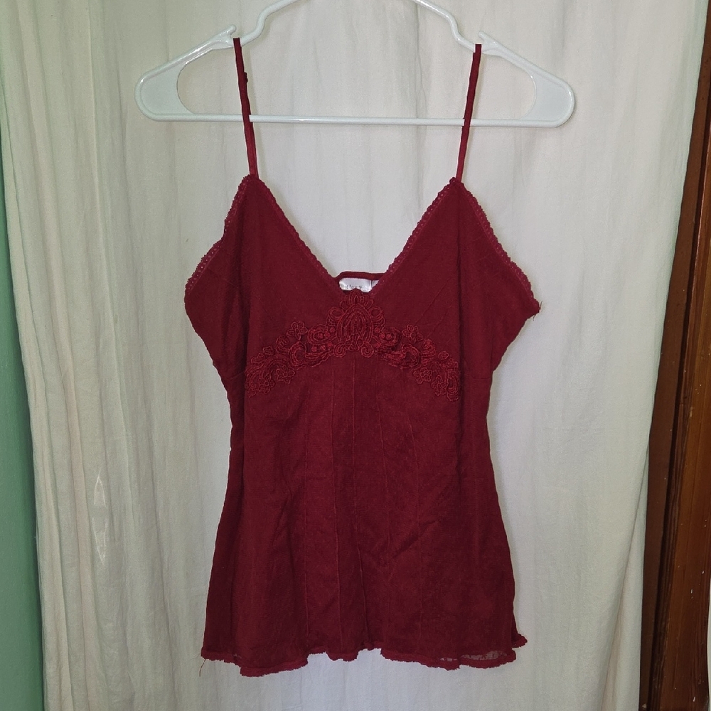 Vintage Y2k Lace Goth Cami Tank Top